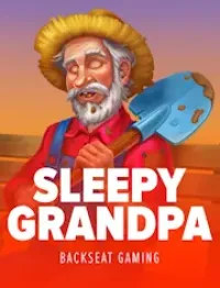 sleepy grandpa slot logo